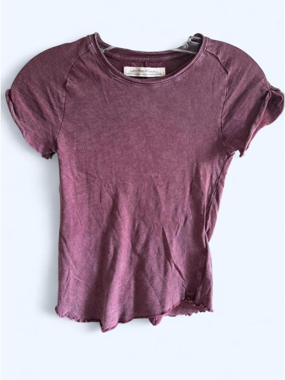We The Free burgundy tee, Size XS